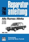 Buchcover Alfa Romeo Alfetta 1980-1984