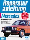 Buchcover Mercedes 200/240/300, Serie W 123 ab 9/1979