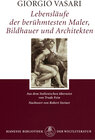Buchcover Lebensläufe der berühmtesten Maler, Bildhauer und Architekten