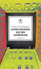 Buchcover Aufzeichnungen aus dem Untergrund