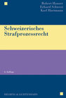 Buchcover Schweizerisches Strafprozessrecht