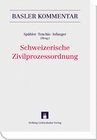 Buchcover Schweizerische Zivilprozessordnung