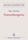 Buchcover Datenschutzgesetz (DSG)