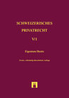 Buchcover Bd. V/1: Eigentum und Besitz
