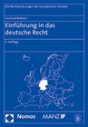 Buchcover Einführung in das deutsche Recht