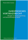 Buchcover Europäisches Vertragsrecht