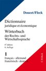 Buchcover Wörterbuch der Rechts- und Wirtschaftssprache Teil I: Französisch-Deutsch