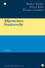 Buchcover Allgemeines Staatsrecht