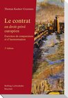 Buchcover Le contrat en droit privé européen