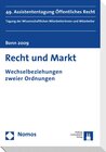 Buchcover Recht und Markt - Wechselbeziehungen zweier Ordnungen