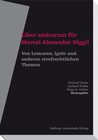 Buchcover Liber amicorum für Marcel Alexander Niggli