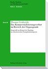 Buchcover Das Kommerzialisierungsverbot im Bereich der Organspende
