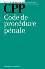 Buchcover CPP - Code de procédure pénale