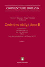 Buchcover Code des obligations II (CO II)
