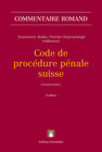 Buchcover Code de procédure pénale suisse