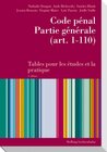Buchcover Code pénal, Partie générale (art. 1-110)