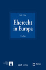 Buchcover Eherecht in Europa
