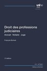 Buchcover Droit des professions judiciaires