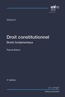 Buchcover Droit constitutionnel Volume II