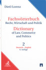 Buchcover Fachwörterbuch Recht, Wirtschaft und Politik = Dictionary of Law, Commerce and Politics