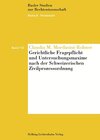 Buchcover Gerichtliche Fragepflicht und Untersuchungsmaxime nach der Schweizerischen Zivilprozessordnung