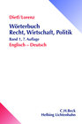 Buchcover Wörterbuch Recht, Wirtschaft & Politik