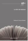 Buchcover Le droit de réplique