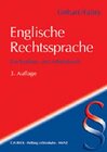 Buchcover Englische Rechtssprache