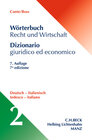 Buchcover Wörterbuch Recht und Wirtschaft - Dizionario giuridico ed economico