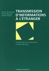 Buchcover Transmission d’informations à l’étranger