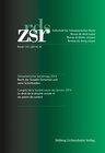Buchcover ZSR Band 133 (2014) II - Schweizerischer Juristentag 2014 / Congrès de la Société suisse des Juristes 2014