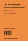 Buchcover Das Bundesrecht, N 173