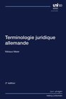 Buchcover Terminologie juridique allemande