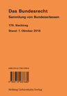 Buchcover Das Bundesrecht, N 176