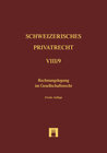 Buchcover Bd. VIII/9: Rechnungslegung im Gesellschaftsrecht