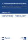 Buchcover RECHTsFRIEDEN - FRIEDENsRECHT