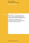 Buchcover Die Prozessstandschaft im schweizerischen Zivilprozess