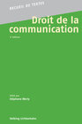 Buchcover Droit de la communication