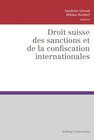 Buchcover Droit suisse des sanctions et de la confiscation internationales