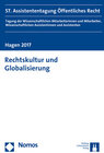 Buchcover Rechtskultur und Globalisierung