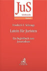 Buchcover Latein für Juristen