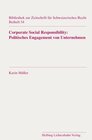 Buchcover Corporate Social Responsibility: Politisches Engagement von Unternehmen