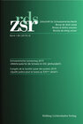 Buchcover ZSR Band 138 (2019) II - Schweizerischer Juristentag 2019 Congrès de la Société suisse des Juristes