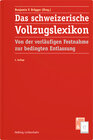 Buchcover Das schweizerische Vollzugslexikon