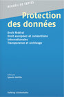 Buchcover Protection des données