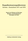 Buchcover Doppelbesteuerungsabkommen Schweiz – Deutschland 1971 und 1978 EL 55