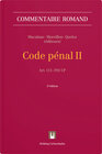 Buchcover Code pénal II