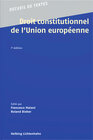 Buchcover Droit constitutionnel de l'Union européenne