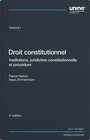 Buchcover Droit constitutionnel Volume I