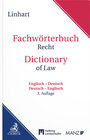 Buchcover Fachwörterbuch Recht/Dictionary of Law